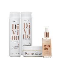 Kit Braé Divine Shampoo Condicionador Máscara e Essential Oil Blend (4 produtos) - 1