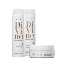 Kit Braé Divine Shampoo Condicionador Máscara e Essential Oil Blend (4 produtos) - 2