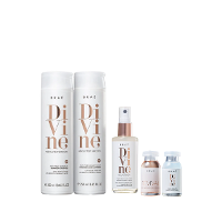 Brae Divine Shampoo+Condicionador 250ml+Queratina Liquida 60ml+Ampola Divine e Revival 13ml - 1