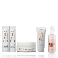 Kit Brae Divine Shampoo e Condicionador 250ml + Máscara + Leave-in 200ml+ Essential 260ml - 1
