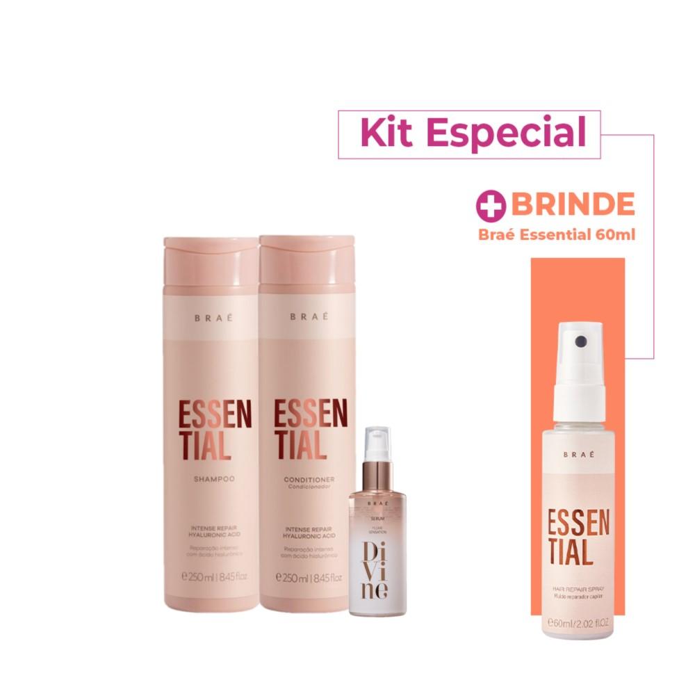 Kit Braé Essential e Óleo Divine Especial  (3 produtos) - 1