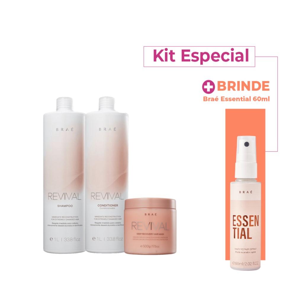Kit Braé Revival Salon (3 Produtos) - 1