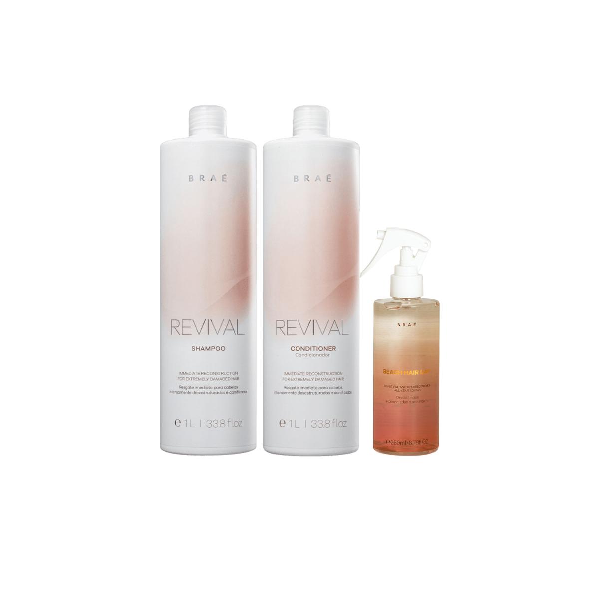 Kit Braé Revival Beach Salon Trio (3 Produtos) - 1