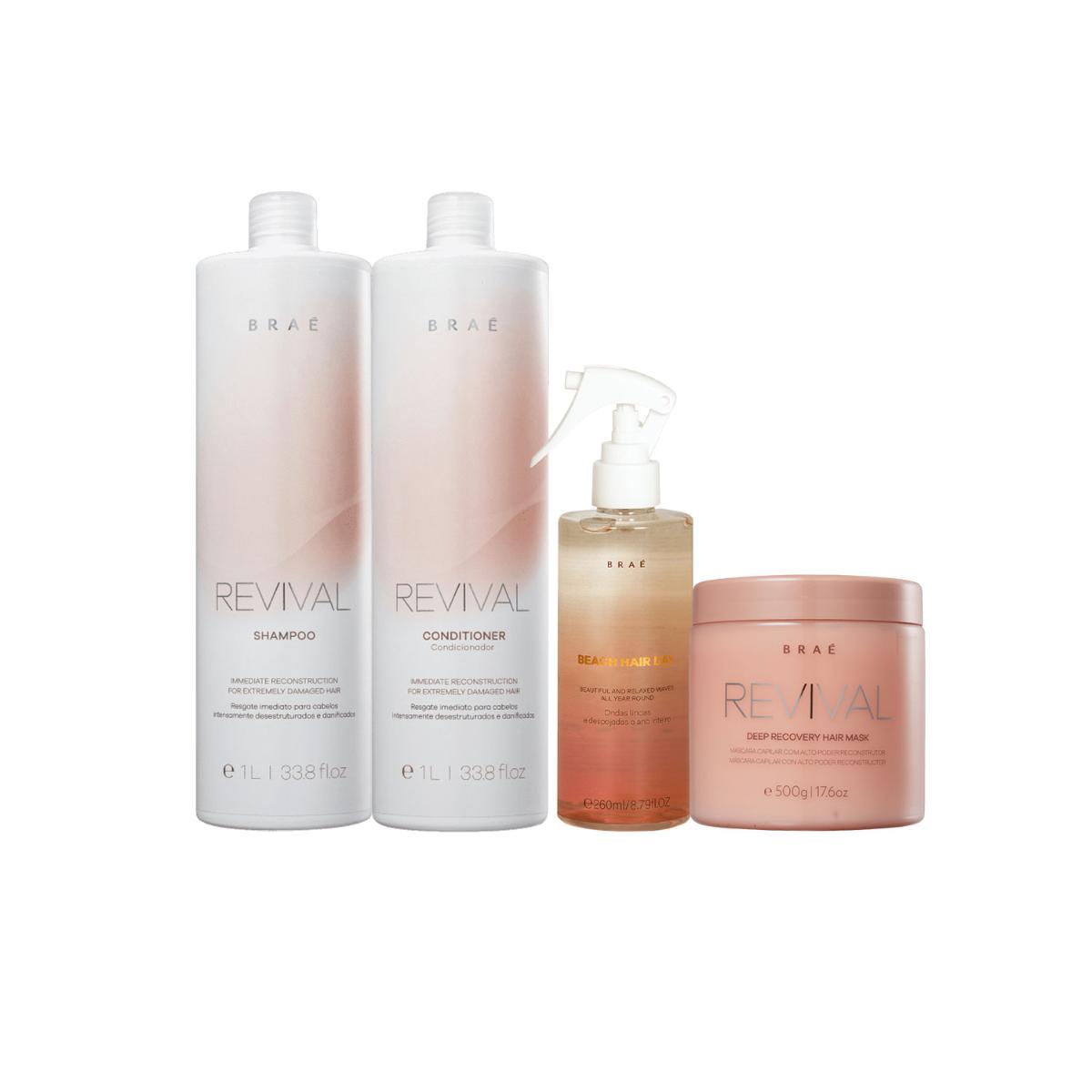 Kit Braé Revival Beach Hidratação Salon (4 Produtos) - 1