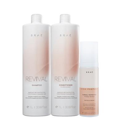 Kit Braé High Protect Thermal Revival Salon (3 produtos)