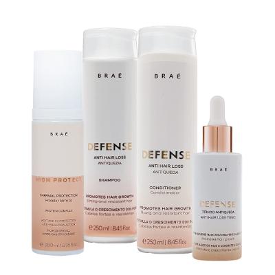 Kit Braé High Protect Thermal  Duo Hair Loos e Tônico (4 produtos)