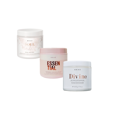 Kit Braé Cronograma Capilar 500g (3 produtos)