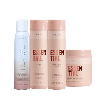 Kit Braé Essential Revival Intense Shine Spray - Máscara G (4 produtos)