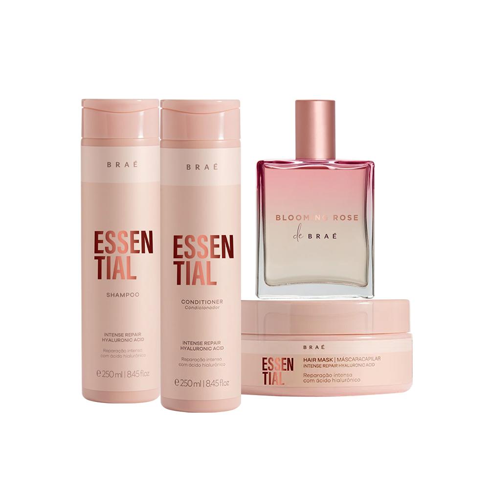 Kit Braé Essential Blooming Rose Quarteto (4 produtos) - 1