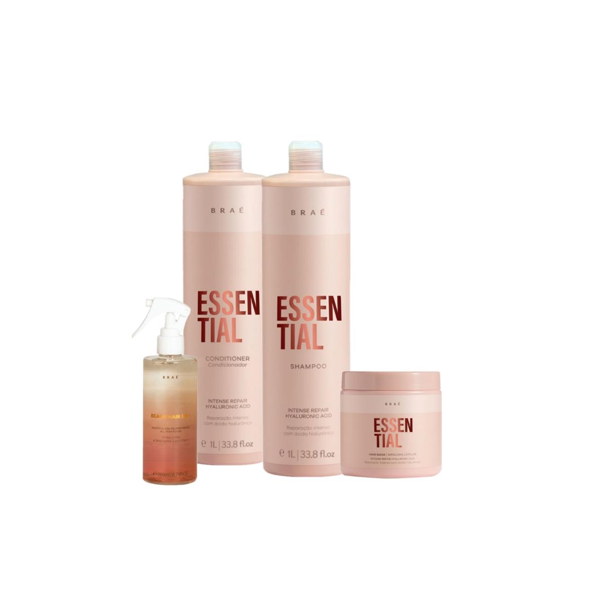Kit Braé Essential Beach Hair Day Grande   (4 produtos) - 1