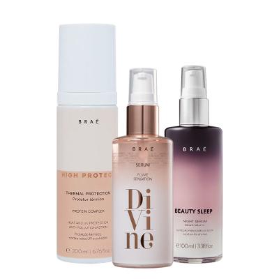 Kit Braé High Protect Thermal Protection  Braé Divine Plume e Beauty Sleep (3 produtos)