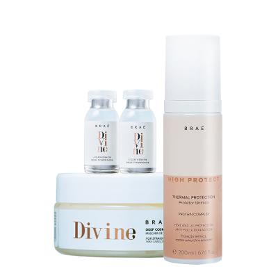 Kit Braé High Protect Thermal Divine Máscara e Ampola (4 produtos)