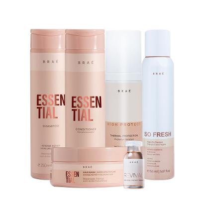 Kit Braé High Protect Thermal  Essential So Fresh e Ampola (6 produtos)