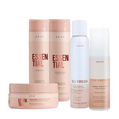 Kit Braé High Protect Thermal  Duo Essential Máscara Grande e So Fresh (5 produtos)
