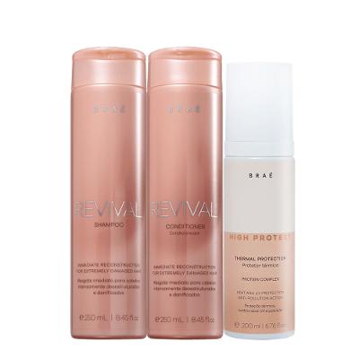 Kit Braé High Protect Thermal  e Revival Duo (3 produtos)