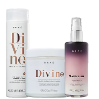 Brae Divine Shampoo 250ml Máscara 500g e Beauty Sleep 100ml - 1