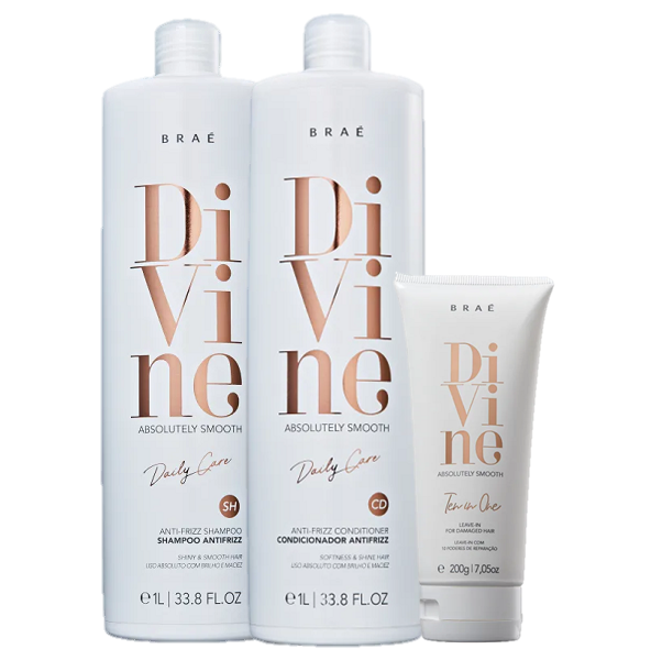 Brae Divine Anti-Frizz Duo 1L e Leave-in 200g - 1