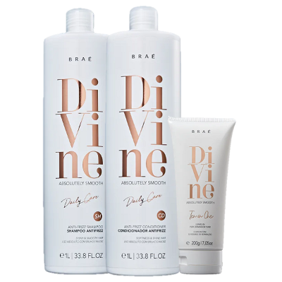 Brae Divine Anti-Frizz Duo 1L e Leave-in 200g