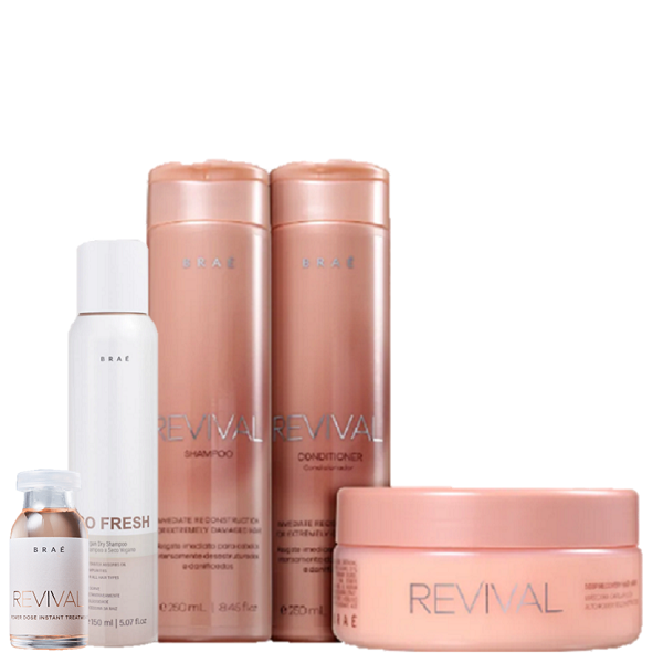 Brae Revival Duo 250ml Mascara 200ml Power Dose 13ml e So Fresh 150ml - 1