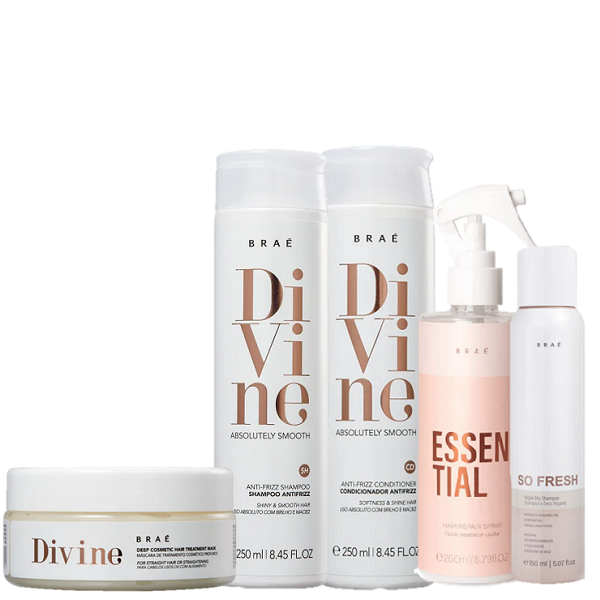 Brae Divine Duo 250ml Máscara 200ml Essential 260ml e So Fresh 150ml - 1