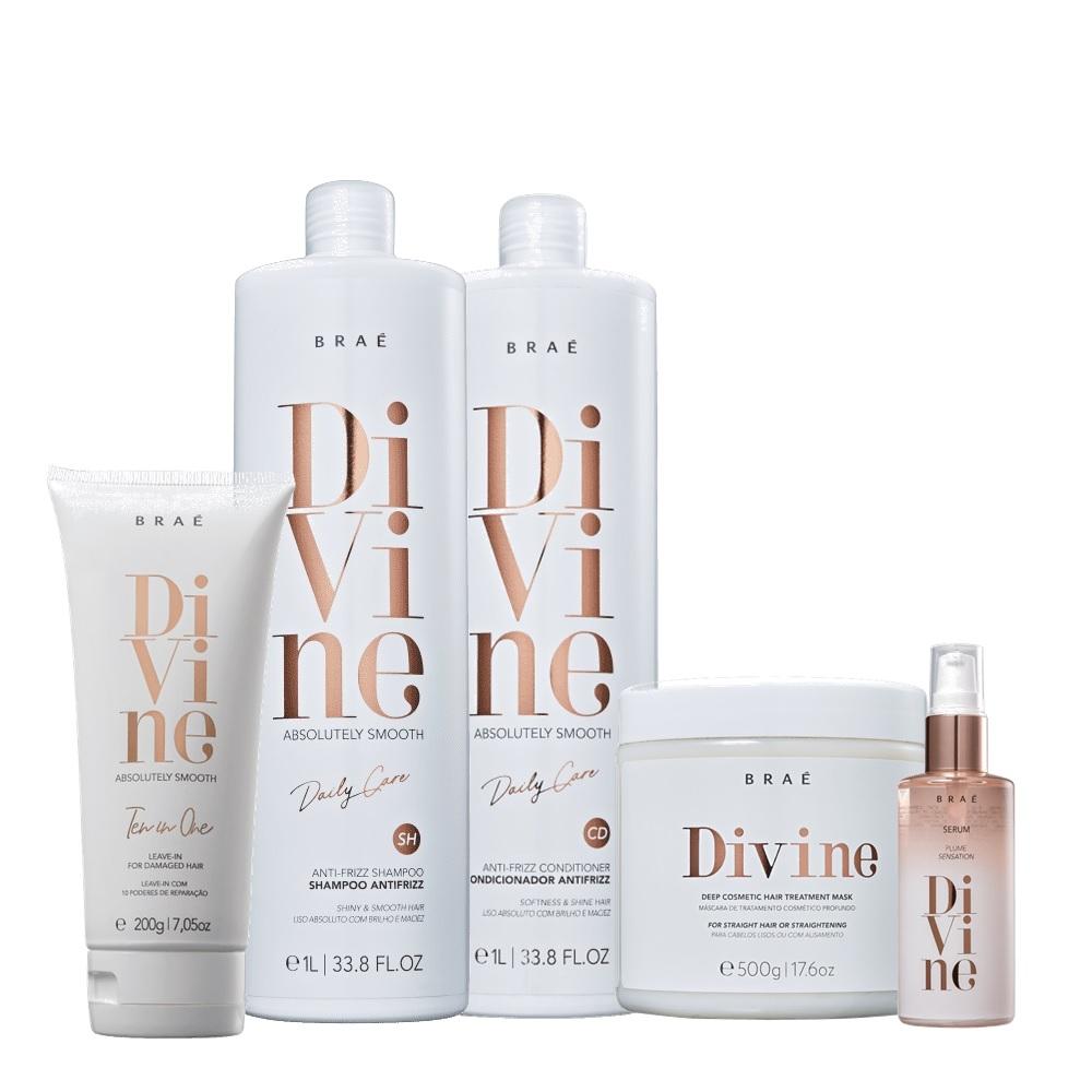 Brae Divine kit completo com 5 produtos - 1
