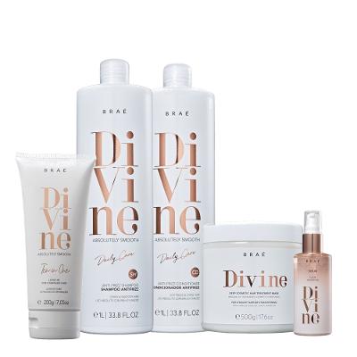 Brae Divine kit completo com 5 produtos