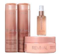 Brae Revival Shampoo+Cond 250ml+Masc 200ml+Shine Oil 60ml - 1