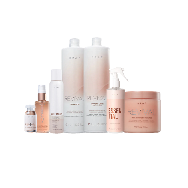 Brae Revival Duo 1L Essential 260ml Mascara 500g Shine Oil 60ml Power Dose 13ml e So Fresh 150ml - 1