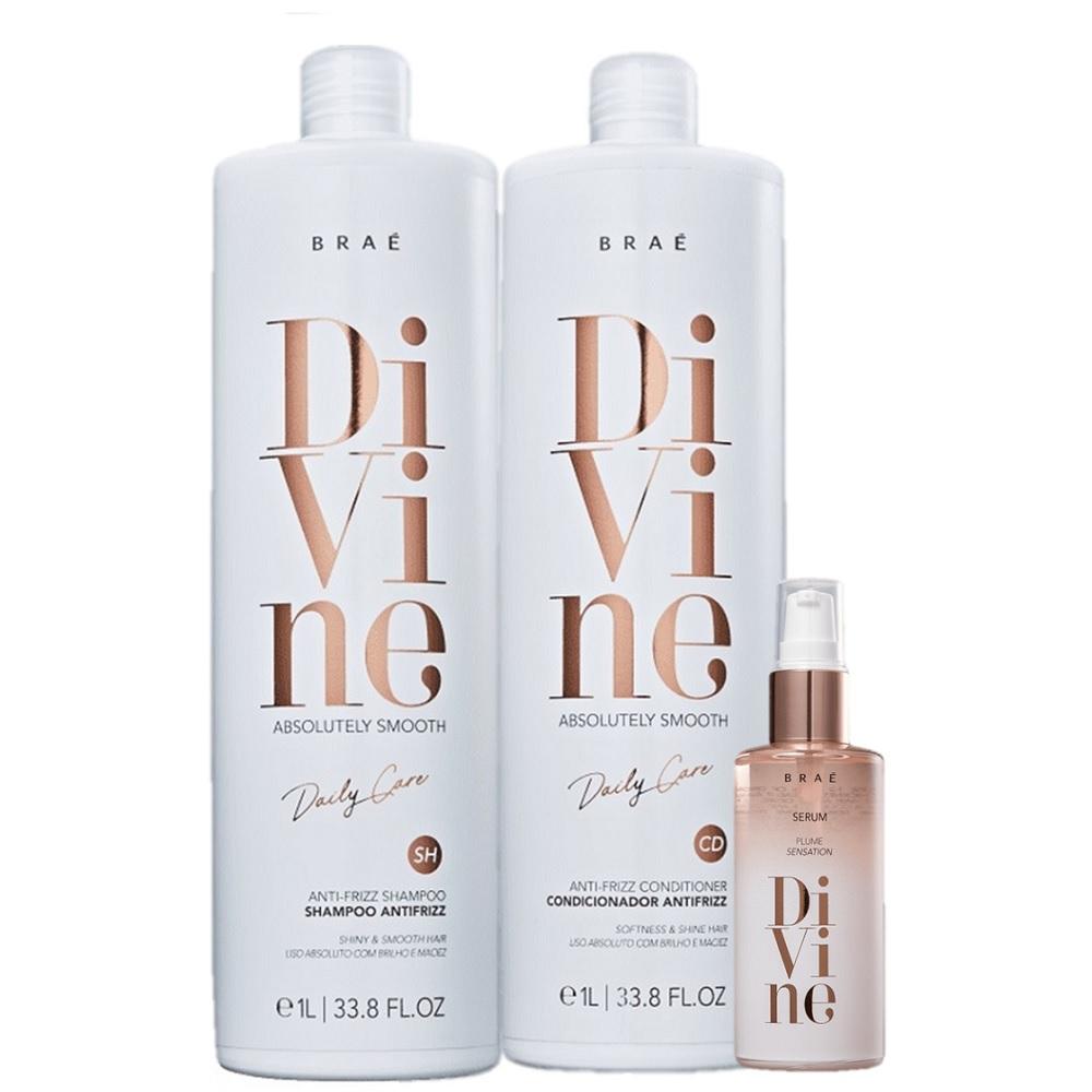 Kit BRAE Divine Acao AntiFrizz (3 Produtos) - 1