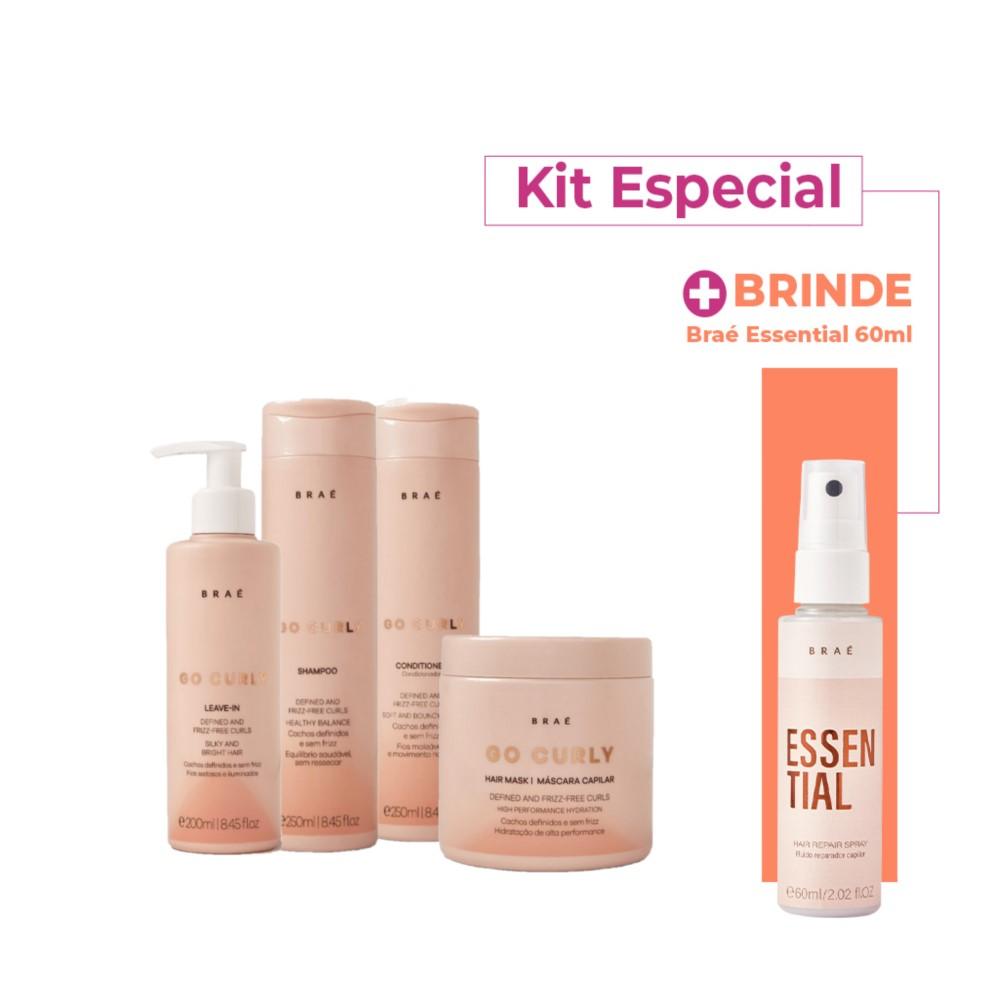 Kit Brae Go Curly Completo Mask Especial (4 Produtos) - 1