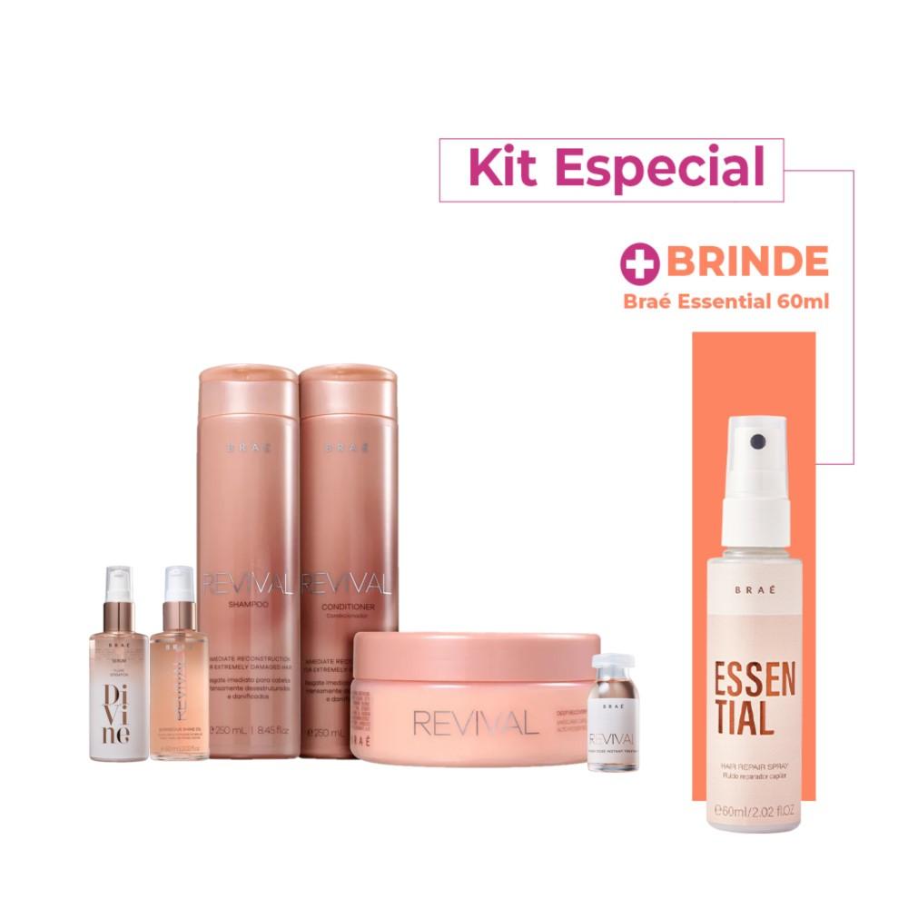 Kit Brae Revival Reconstrucao e Reparacao Especial  (6 Produtos) - 1