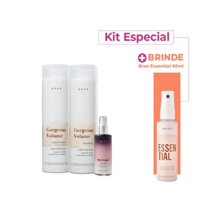 BRAE Gorgeous Volume Duo 250ml e Beauty Sleep 100ml ( 3 Produtos)