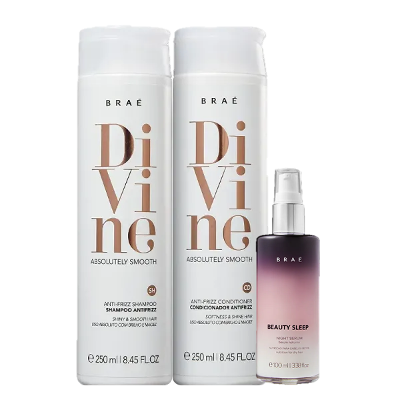 Brae Divine Anti Frizz Duo 250ml e Beauty Sleep 100ml