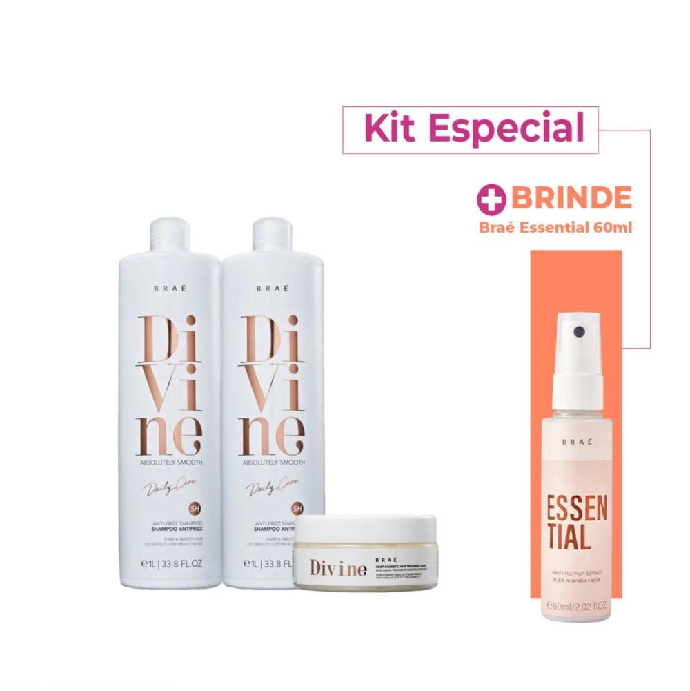 Brae Divine Anti Frizz Trio Especial  (3 Produtos) - 1