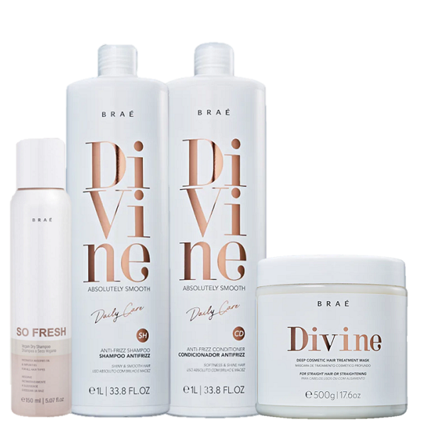 Brae Divine Kit Trio Salon e So Fresh 150ml - 1