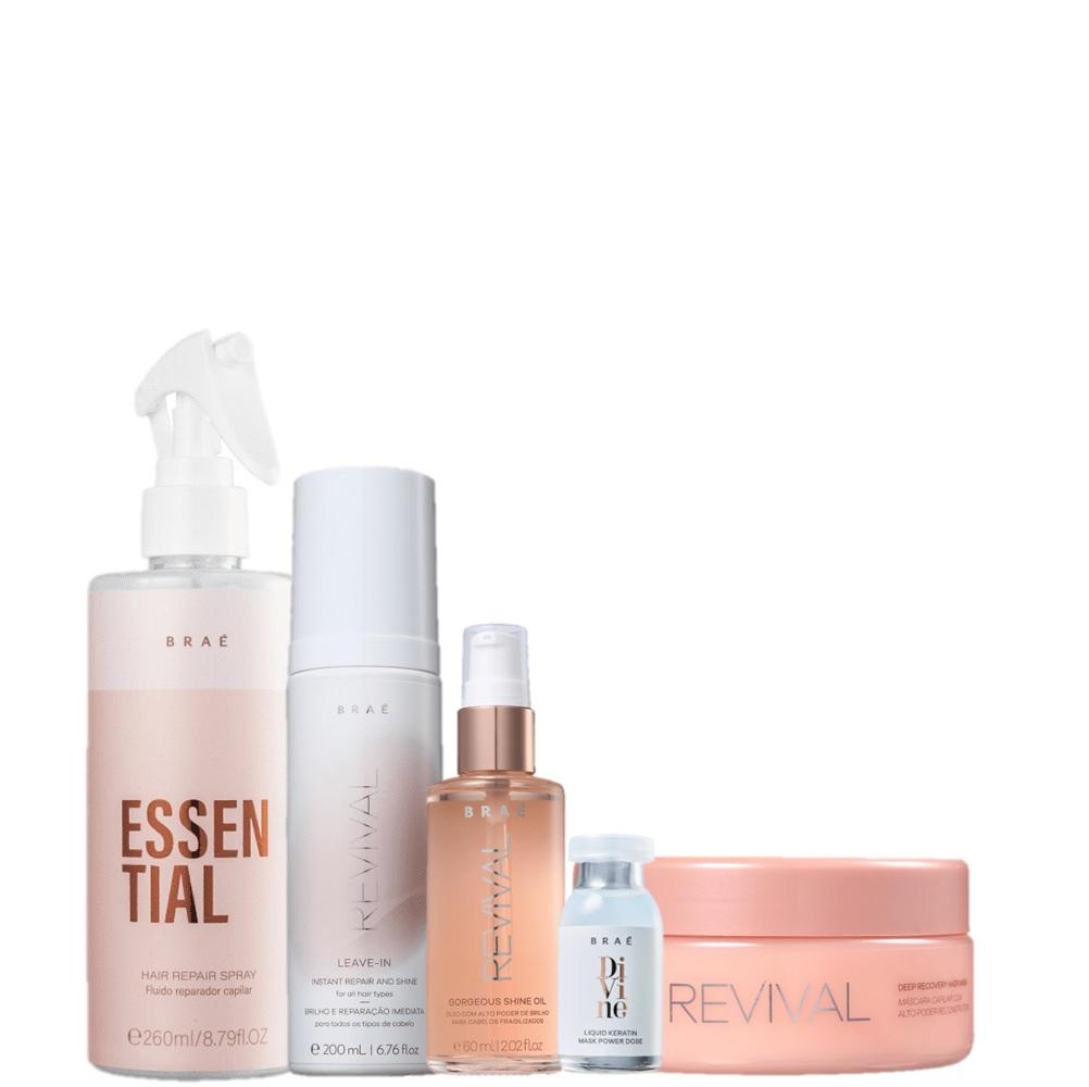 Kit Brae Revival Cuidado Capilar Power (5 Produtos) - 1