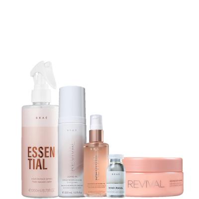 Kit Brae Revival Bond Power Cuidado Capilar (5 Produtos)