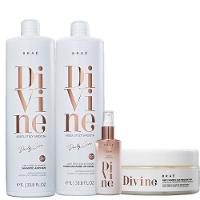 Kit BRAE Divine Hidratacao Capilar Completa (4 Produtos) - 1