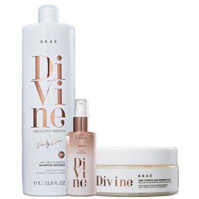 Kit BRAE Divine Limpeza e Hidratacao Eficaz (3 Produtos)