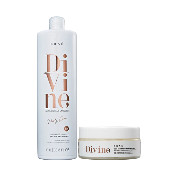 Brae Divive Anti-Frizz Shampoo 1L+Mascara 200g - 1