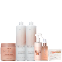 Brae Revival 2 Shampoo 1L Mascara 500g Essential 260ml gorgeus 60ml e Cronograma Repair - 1