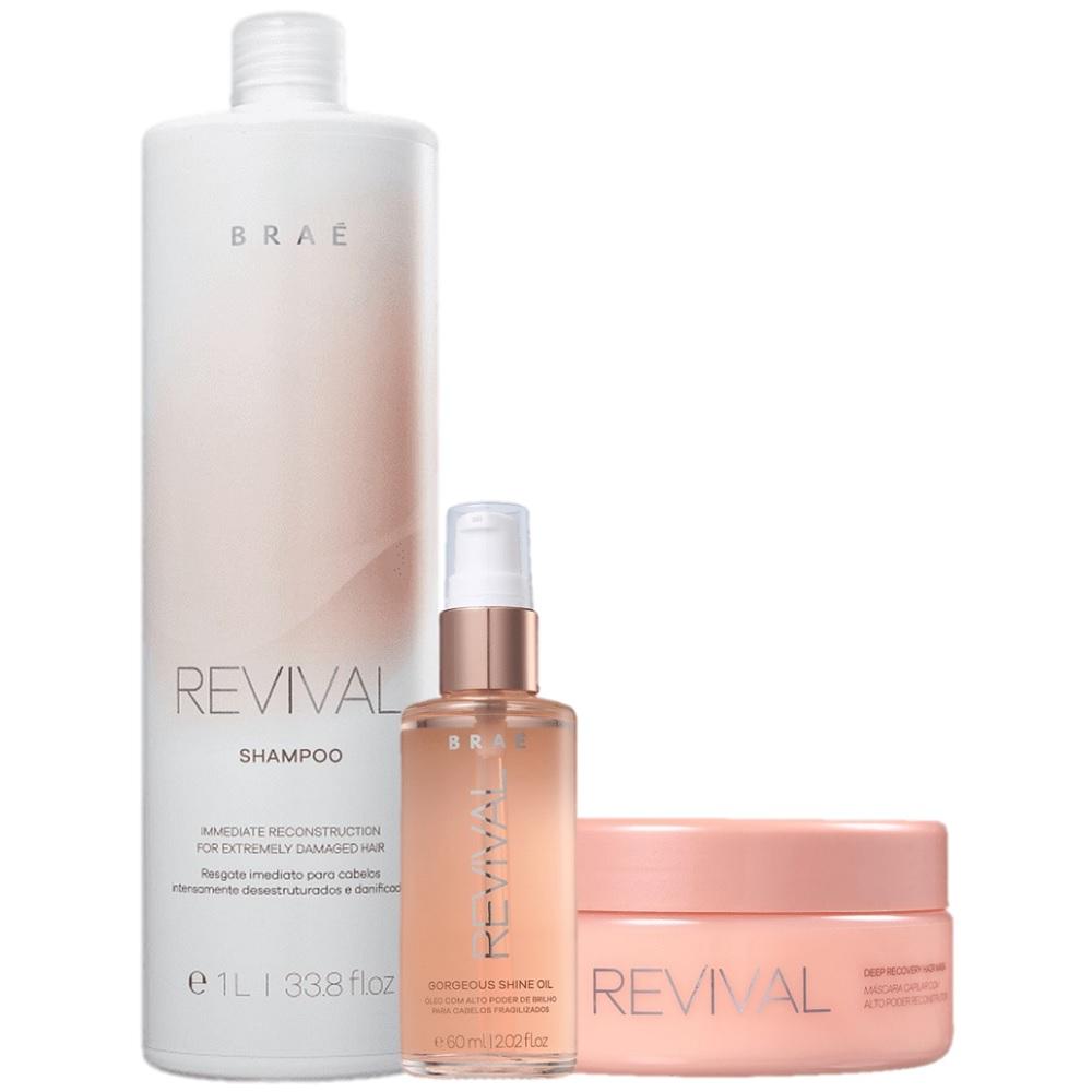 Kit BRAE Revival Reconstrucao Capilar Especial (3 Produtos) - 2