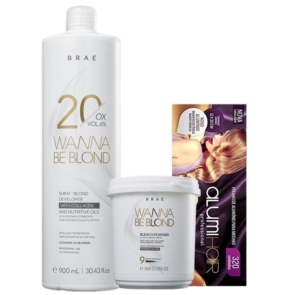 Kit BRAE Wanna Be Blond Cabelos Macios (3 Produtos) - 1