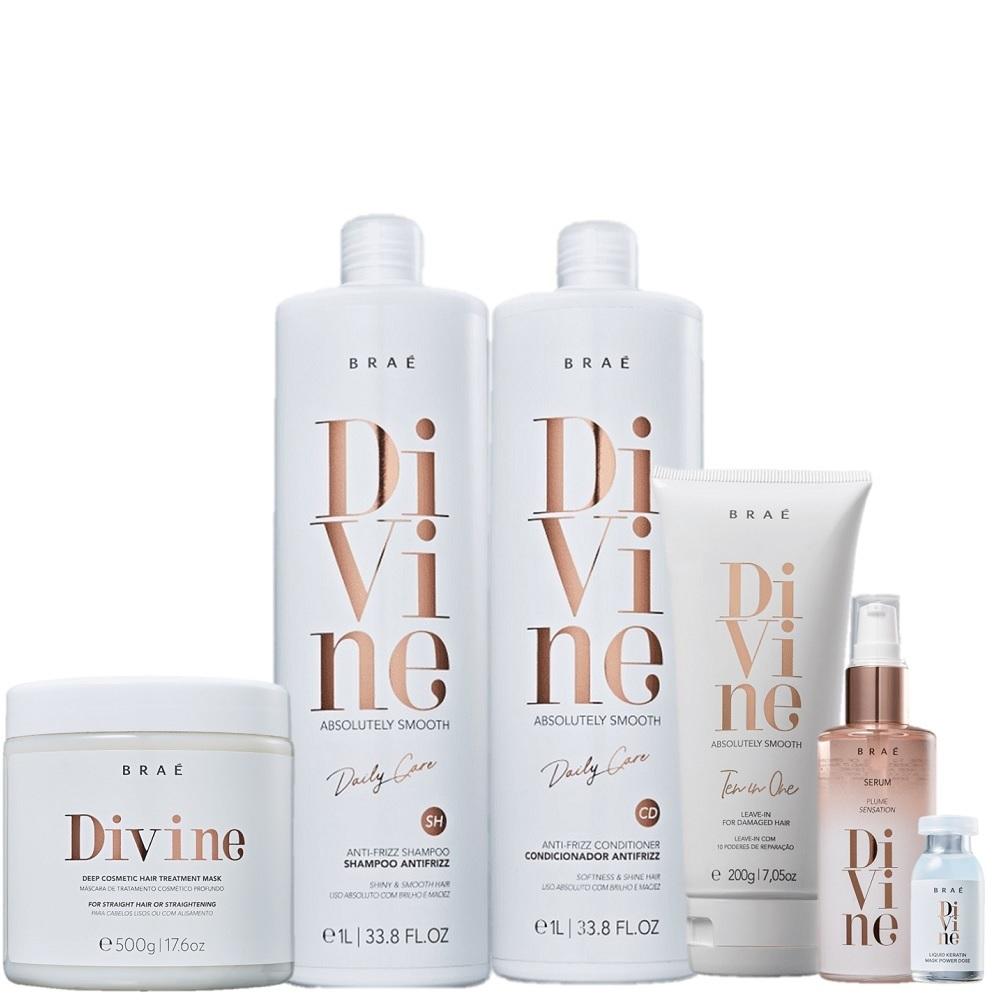 Kit Brae Divine Mega Tratamento Capilar (6 Produtos) - 1