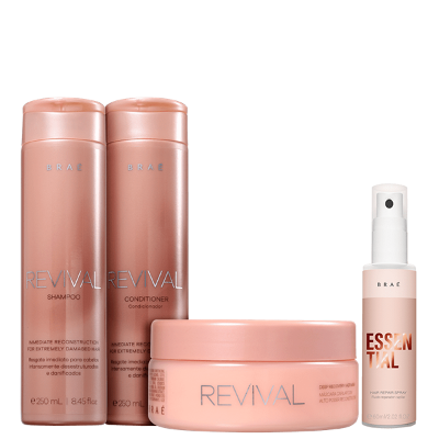 Bráe Kit Revival Duo 250ml Mácara 200g e MINI Essential 60ml