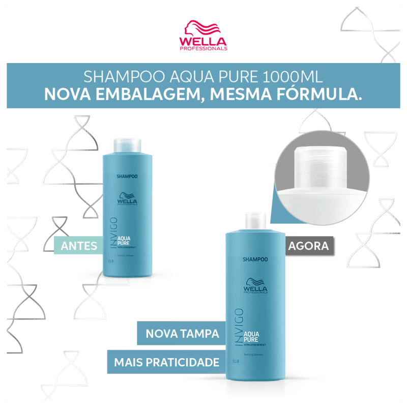 Wella Professionals Invigo Balance Acqua Pure - Shampoo Antirresiduos 1L - 2