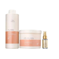 Wella Professionals Fusion Shampoo 1L+Mascara 500g+Oil Reflections 30ml - 1