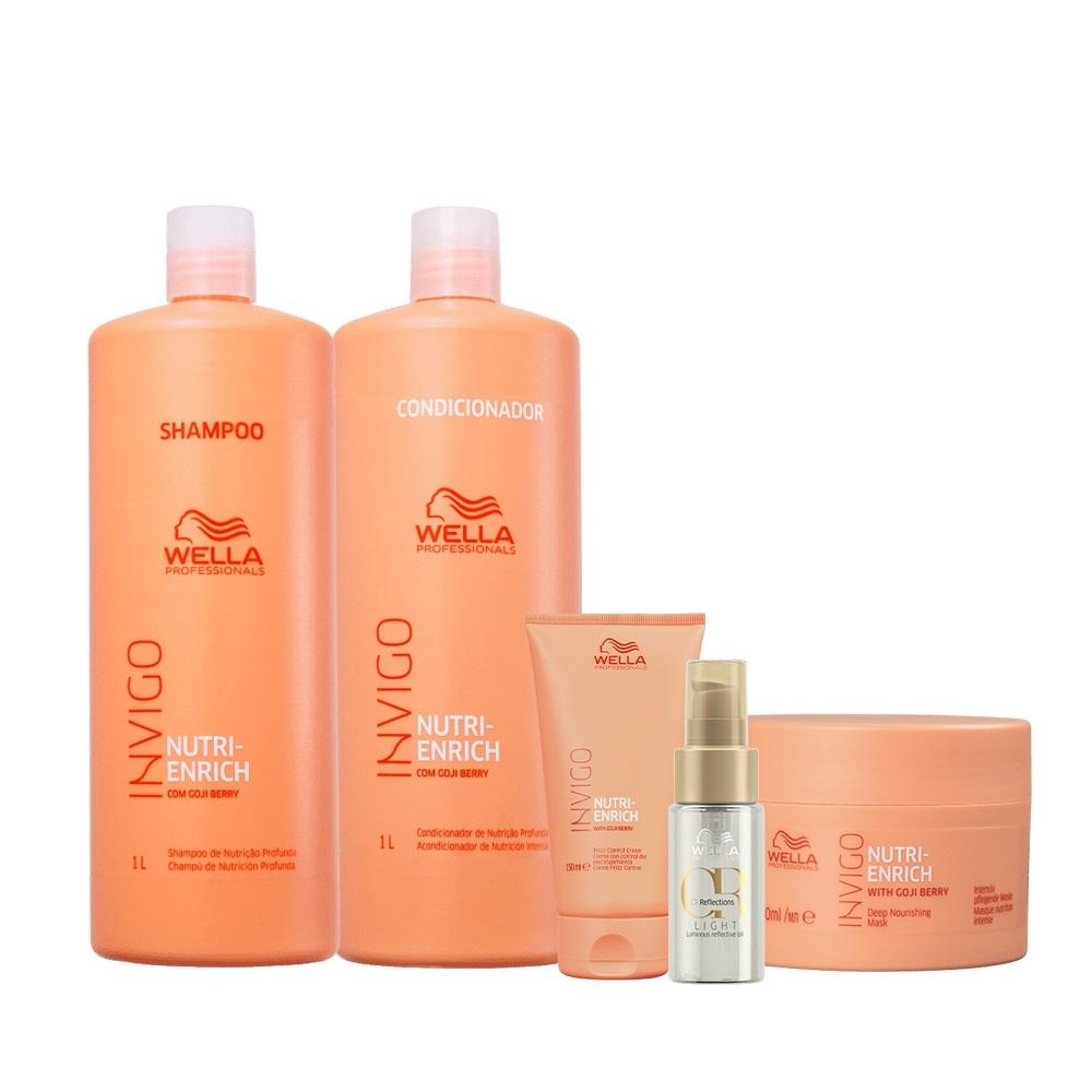 Kit Wella Professionals Invigo Nutri-Enrich Tratamento Light (5 produtos) - 1