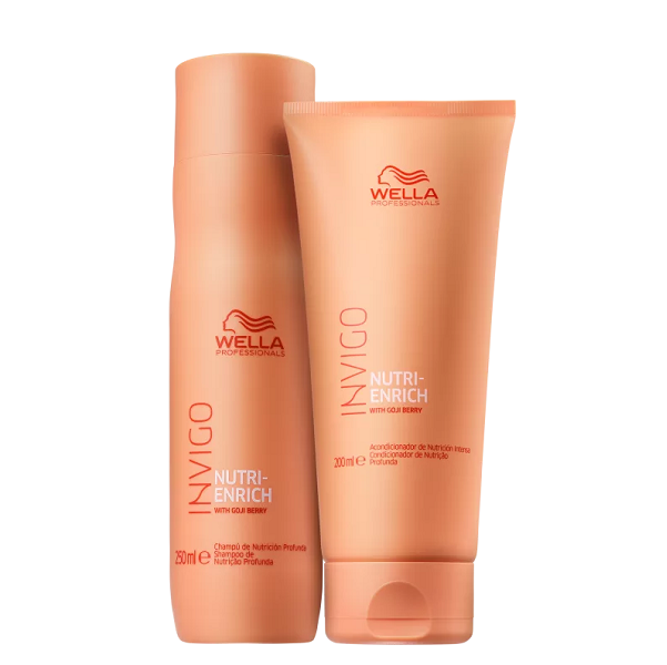 Wella Professionals Invigo Nutri-Enrich Shampoo 250ml+Condicionador 200ml+Ol Reflection 30ml - 2