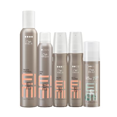 Kit Wella Professionals EIMI Spray Textura Volume Curl Mousse (5 produtos)